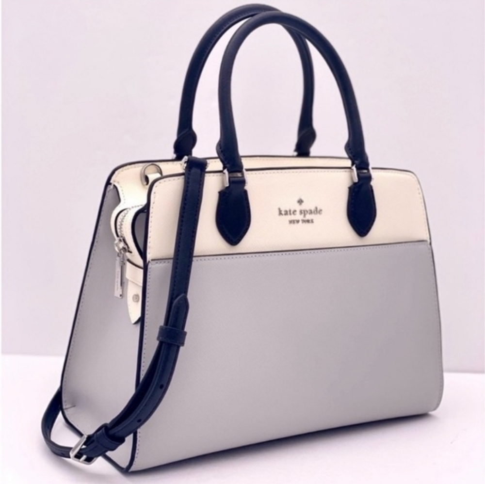 NWT Kate Spade Madison Colorblock Medium Satchel and Matching Wallet Set - Picture 4 of 10